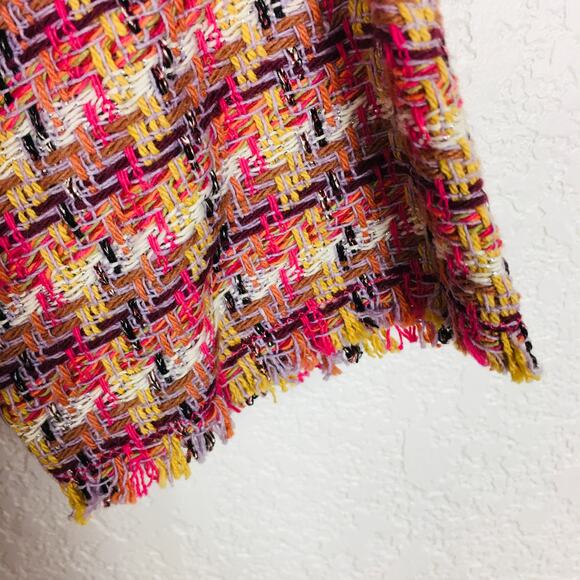 Zara TRF Collection Multi Color Tweed Dress Small - Picture 4 of 11